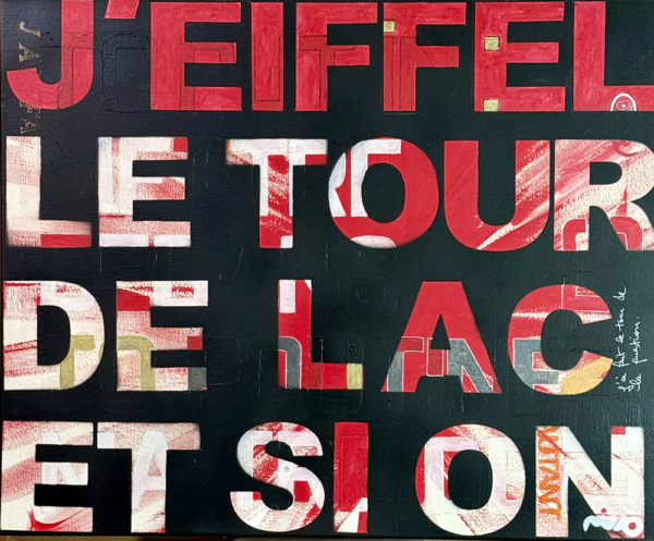 Mimo Script Art / j'eiffel le tour de lac et si on