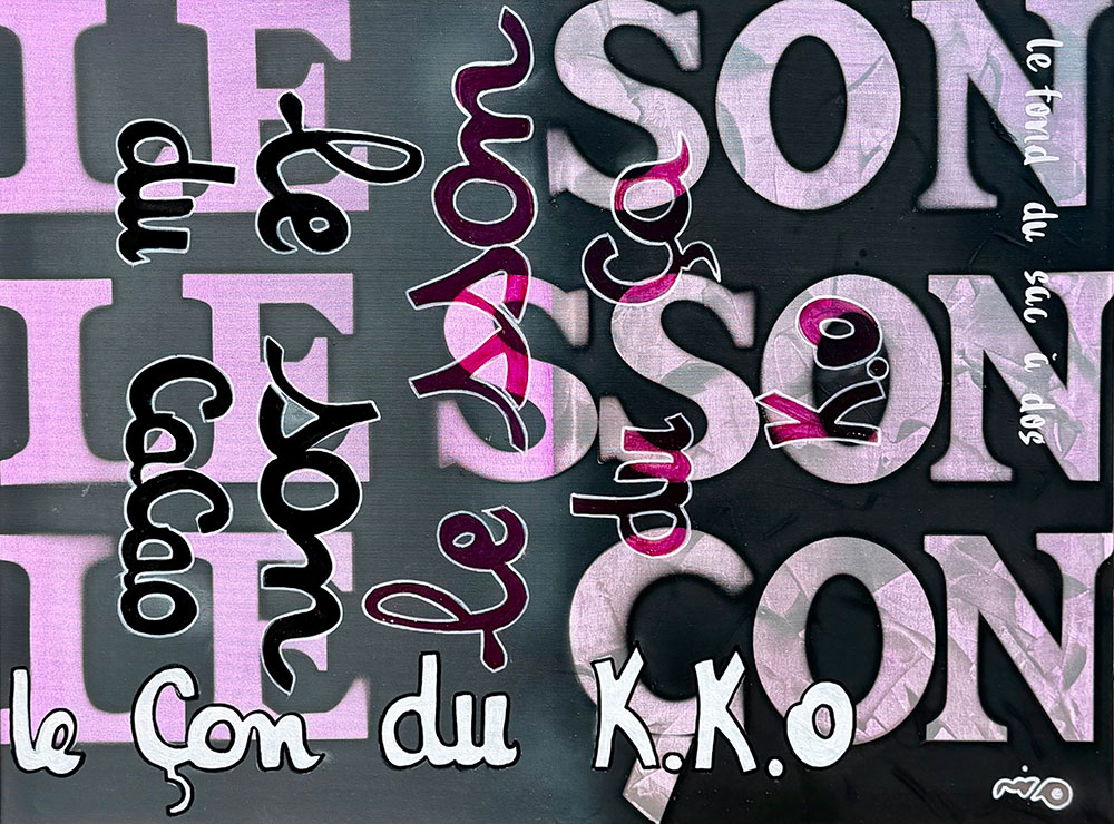 le çon du K.K.O. – 60×80 cm