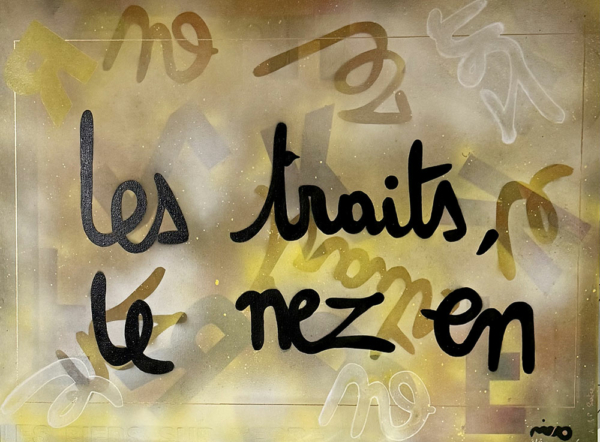 Mimo Script Art / les traits le nez en
