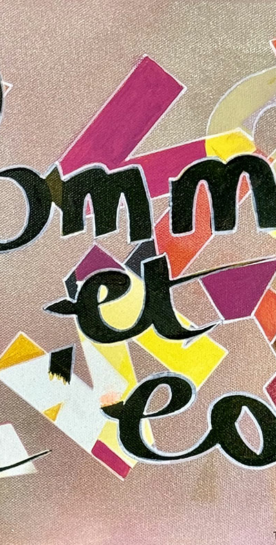 Mimo Script Art / pomme et l'eau