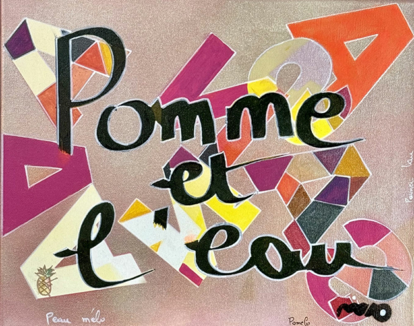 Mimo Script Art / pomme et l'eau