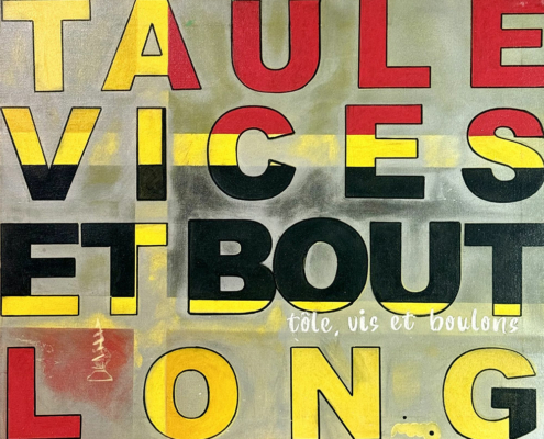 Mimo Script Art / tôle vis et bout